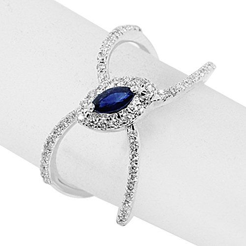 Blue Sapphire Wrap Ring – Destiny & Diamond Closet